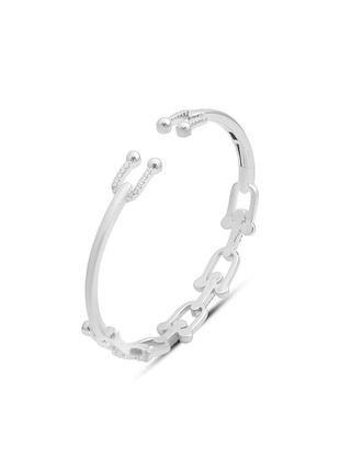 Серебряный браслет с фианитами (18см размер) 2182887