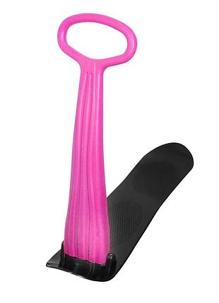 Дитячий сноуборд з кермом, рожевий