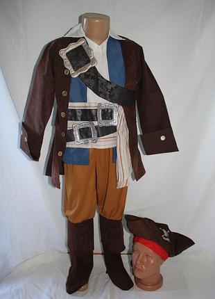 Карнавальный костюм пират джек воробей,капитан спарроу на 5-7 лет