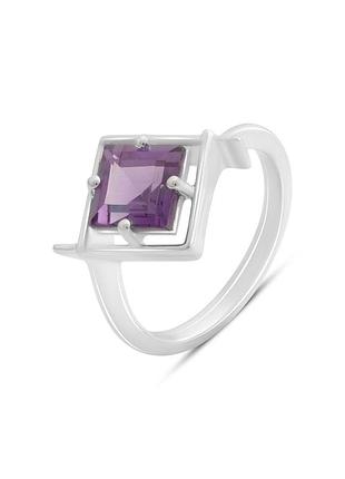 Срібне кільце з александритом 2.25ct (17/17.5 см розміри) 2187554