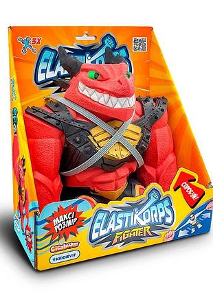 Стретч-игрушка elastikorps серии maxy fighter 3: extra force - красный дракон