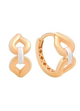 Золотые серьги без камней (219667904)