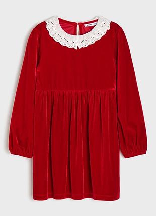 Платье для девочки красного цвета ❤️