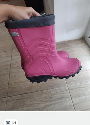 Продам резиновые сапоги бренд lupilu