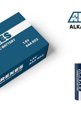 Батарейка r03/aaa 1.5v arexes цинк карбон (60шт в упаковке)