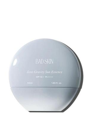 Сонцезахисна есенція для обличчя bad skin zero gravity sun essence, 50 мл