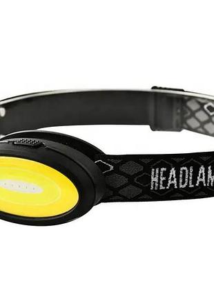 Аккумуляторный налобный фонарь c04-cob (есть красный свет)