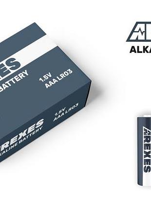 Батарейка lr03/aaa 1.5v arexes алкалінова (60 шт. в пакованні)