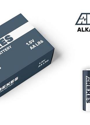 Батарейка lr6/aa 1.5v arexes алкалінова (60шт в упаковці)