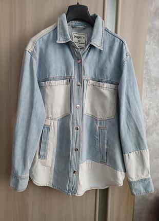 Шикарная джинсовая куртка пиджак#one