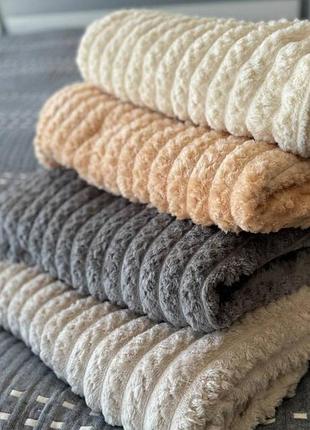 Плед покрывало евро шарпей вязка мягкое и приятное
