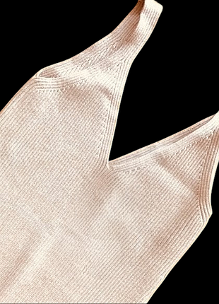 Стильное платье в рубчик миди 6