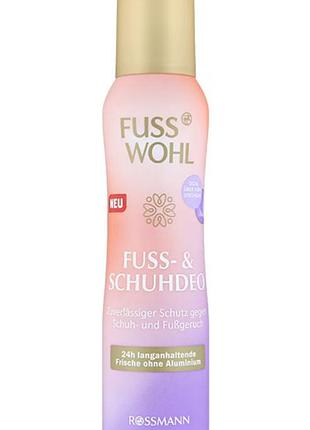Дезодорант для ног и обуви fuss wohl rossmann 150мл