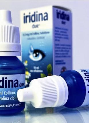 Краплі для очей з ефектом "відбілювання" iridina due 10мл