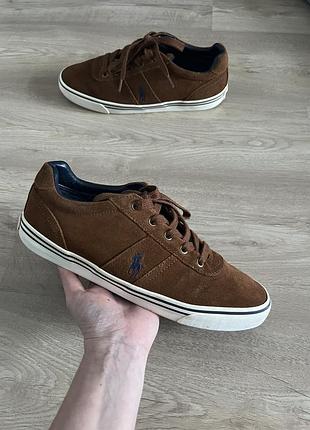 Polo ralph lauren замшеві кросівки