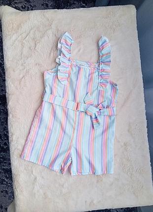 Комбінезон літній,ромпер для дівчинки 86-92