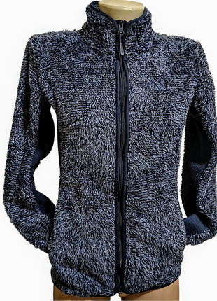 Флісова плюшева кофта на змійці, jack wolfskin
