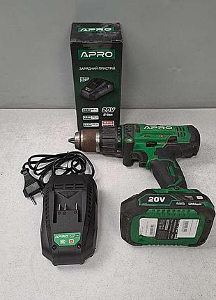 Шуруповерт б/у apro 20в, 2а, 20hd 3