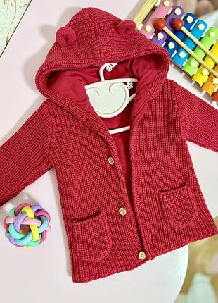 Вʼязаний кардиган 3-6 міс