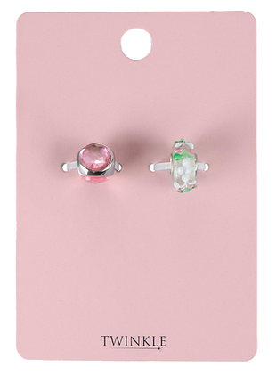 Twinkle No 3 pink&amp;green шарми