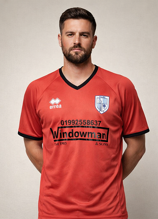 Мужская футболка ware fc errea 12 футбольный оранжевый