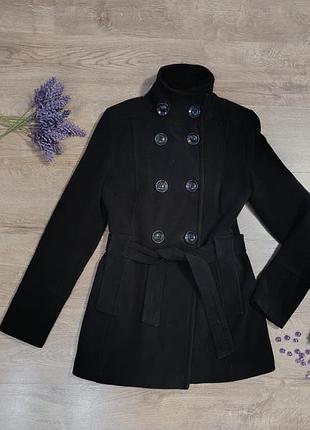 Пальто жіноче демісезонне чорного кольору, розмір xs-s