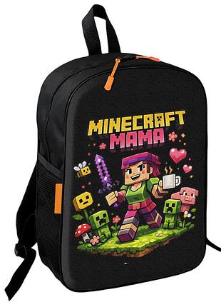 Рюкзак шкільний дитячий minecraft кріпер 36х27 см підлітковий для хлопчика, дівчинки (4721)