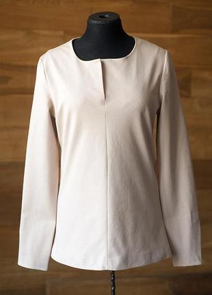 Коттоновый кремовый топ в минималистичном стиле женский cos, размер s