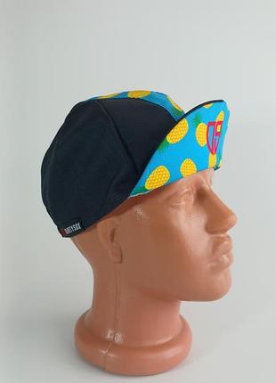 Dirtysox велокепка dirtysox «pineapple» (италия) — детская / женская кепка бейсболка  для велоспорта