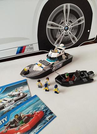 Lego city поліцейський патрульний катер (60129)