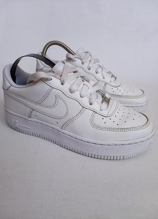 Кожаные кроссовки nike air force