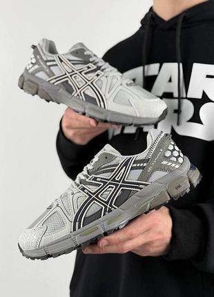 Чоловічі кросівки asics gel-kahana 8 grey white khaki