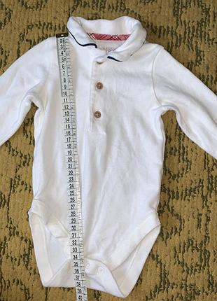 Боди m&s 9-12 мес 2
