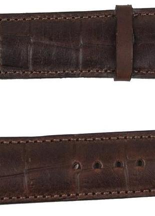 Ремінець для годинника під крокодила 24 мм mykhail ikhtyar коричневий