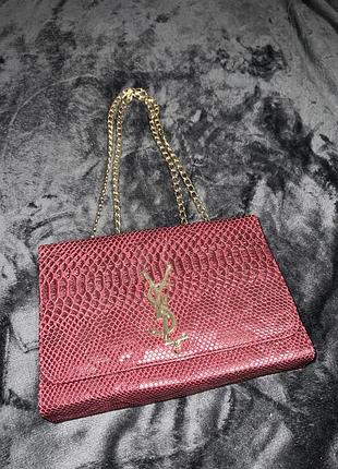 Сумка ysl бордова