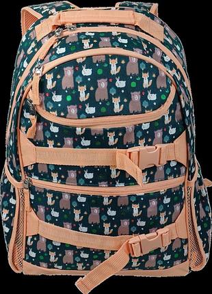 Шкільний рюкзак з твариною 25l asce animals