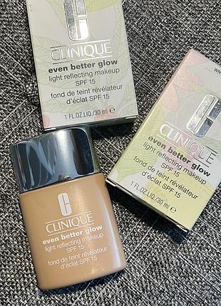 Оригінал тональний крем clinique even better glow light reflecting makeup spf 15