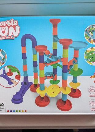 Конструктор "marble run" трек з кулькою 76 дет кор. 26*7,5*20 см mic