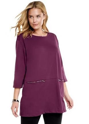 Джемпер з кишенями бавовна