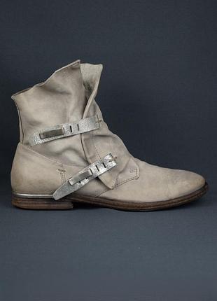 Ботинки женские a.s.98 airstep ботильоны демисезонные серые серебряные кожаные обувь дизайнерская оригинал 41 р/27 см mjus guidi moma marsell dr martens