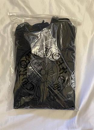 Чорна зіп худі crome hearts 4