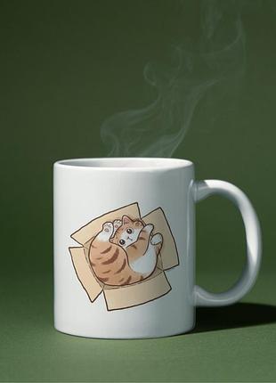 Кружка котик cat (21803)