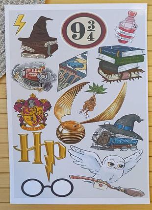Стикерпак (не прорезной) гриффиндор gryffindor гарри поттер harry potter а4 25292