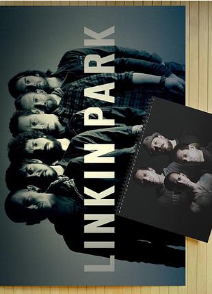Постер linkin park а3 + блокнот 20781
