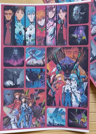 Стикерпак евнгеліон neon genesis evangelion єва сінсейкi евангерион а5 22286