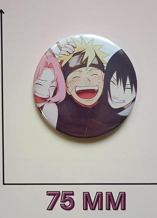 Значок наруто naruto 7,5 см (22353)
