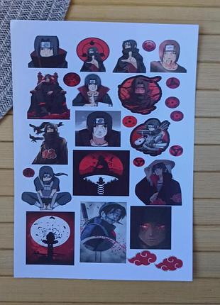 Стикерпак (не прорезной) наруто naruto а4 (25902)