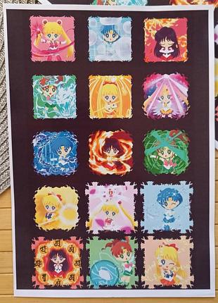 Стикерпак (не прорезной) сейлор мун sailor moon а5 22198