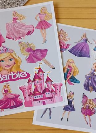 Стикерпак barbie барби а4 набор 2 шт (26377)