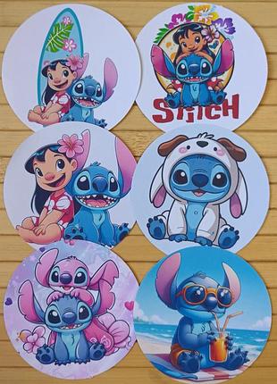 Набор стикеров стич stitch 6 шт код 25482